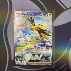 Pokemon TCG Zapdos 202/165 Scarlet Violet 151 ENGLISH Special Illustration Rare - Image 1