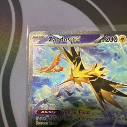 Pokemon TCG Zapdos 202/165 Scarlet Violet 151 ENGLISH Special Illustration Rare - Image 2