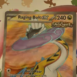 Raging Bolt ex - 196/162 Temporal Forces (Pokemon) Ultra Rare - Image 3
