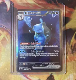Pokemon Blastoise EX 200/165 Special Illustration Rare Scarlet & Violet 151 NM - Image 1
