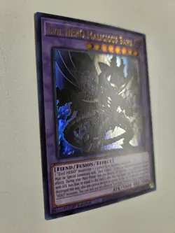 Evil Hero Malicious Bane LDS3-EN033 (Gold) Ultra Rare Yugioh 1st Edition NM - Image 3