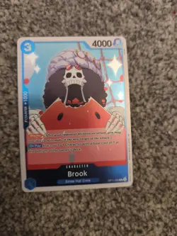 One Piece Single - Brook (OP11-056) - A Fist of Divine Speed Foil Near Mint - Image 1