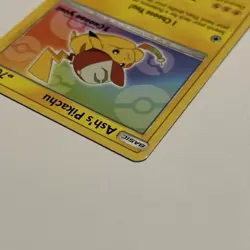 Ash’s Pikachu SM108 The Movie I Choose You Black Star Promo Pokemon Card - Image 4