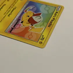Ash’s Pikachu SM108 The Movie I Choose You Black Star Promo Pokemon Card - Image 5