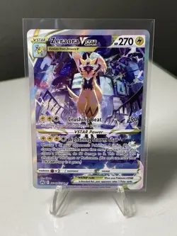 Pokemon TCG Zeraora VSTAR Holo Card Crown Zenith: Galarian Gallery GG43/GG70 - Image 1