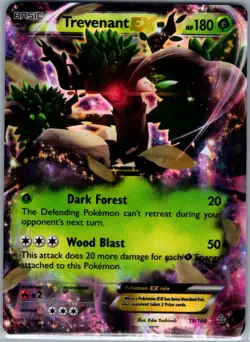 Trevenant EX 19/160 XY - Primal Clash - Pokemon Card - NM - Image 1