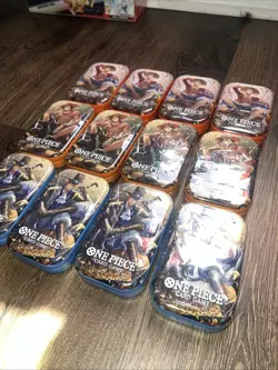 ONE PIECE CARD GAME - Mini TIN PACK Lot Of 6 Tins Set VOL. 2 Art Set - Image 1