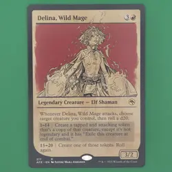 MTG - Delina, Wild Mage (Showcase) AFR #317 Rare - Regular Near Mint - Image 1