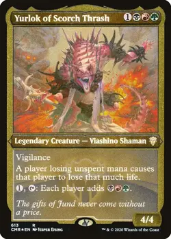 Yurlok of Scorch Thrash-Commander Legends-Foil Etched-613-NM - Image 1