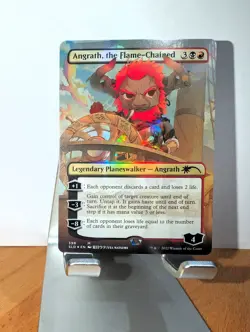 Angrath, the Flame-Chained (Borderless) Secret Lair Drop Foil MTG NM - Image 1