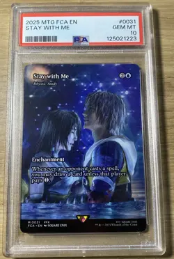 Stay with Me - Rhystic Study Final Fantasy: Through the Ages PSA 10 Non-Foil - Image 1