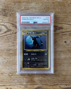 2000 Pokemon Umbreon Neo Discovery Japanese Holo #197 PSA 10 GEM MINT - Image 1
