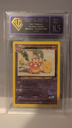 Pokemon TCG Slowking 14/18 Southern Islands Reverse Holo UGC 8.5 Graded - Image 1