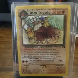 Dark Dugtrio 23/82 Team Rocket Regular 2000 Pokemon - Image 1