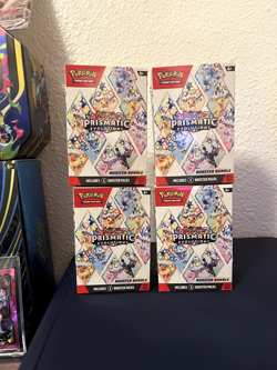 Pokemon - Prismatic Evolutions Sealed Booster Bundle Lot of x4 - Image 1