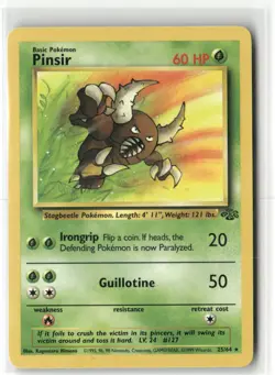 Pokemon Pinsir (25) 25/64 Unlimited Jungle Rare - Image 1