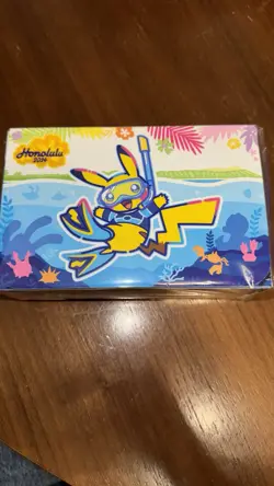 2024 Honolulu Pokemon World Championships Competitor Double Deck Box | New - Image 1