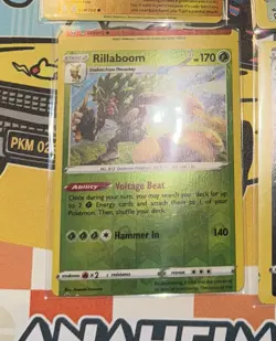 Miscut - Rillaboom Reverse Holo - Error Misprint - Pokemon TCG - Image 1
