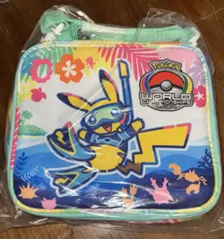 2024 Pokemon World Championships Competitor Pin Binder Bag Hawaii Honolulu - Image 1