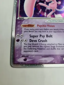 Mew ex 100/110 Holon Phantoms Holo Ultra Rare Pokemon TCG Nintendo - Image 3