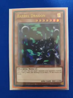 Yugioh Barrel Dragon LART-EN037 The Lost Art Promotion Limited Edition NM Euro - Image 1