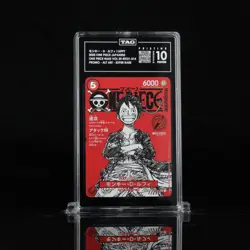 2025 ONE PIECE JPN PROMO OP MAGAZINE VOL.20 #014 MONKEY D. LUFFY TAG 10 PRISTINE - Image 1