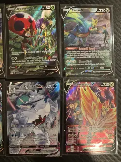 Pokemon - Serperior, Lilligant, Zacian - 10 V/VMAX Holo Full Alt Art Card Lot - Image 2