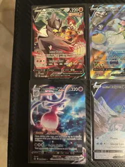 Pokemon - Serperior, Lilligant, Zacian - 10 V/VMAX Holo Full Alt Art Card Lot - Image 4