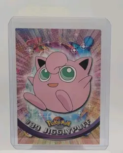 Jigglypuff #39 Topps Pokemon Card - Topps Blue Logo TV Animation Edition LP - Image 1