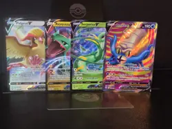Pokemon TCG Lot of 4 Rare V Cards - Image 1