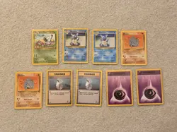 Vintage Pokemon 109 Card Lot - Base/Base2/Jungle/Team Rocket/Neo sets/1st E. !! - Image 5