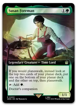Susan Foreman (Extended Art) #400 (Foil) (NM) Doctor Who WHO Magic MTG - Image 1