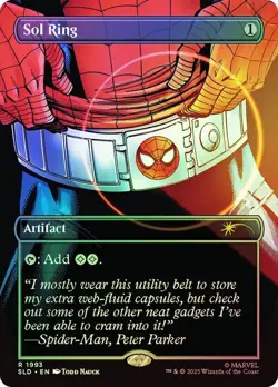 Sol Ring Foil Marvel Secret Lair NM MTG - Image 1