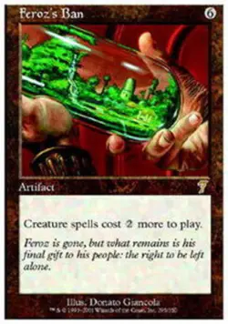 Feroz's Ban ~ Lightly Played 7th Edition Seventh MTG Magic UltimateMTG Artifact - Image 1