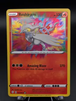 Pokemon TCG Reshiram 017/072 Shining Fates Amazing Rare Holo Near Mint - Image 2