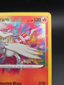 Pokemon TCG Reshiram 017/072 Shining Fates Amazing Rare Holo Near Mint - Image 4