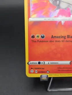 Pokemon TCG Reshiram 017/072 Shining Fates Amazing Rare Holo Near Mint - Image 5