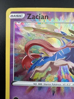 Zacian 082/185 Swsh04: Pokemon Vivid Voltage Amazing Rare Holo - Image 4