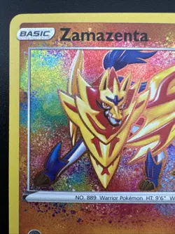 Zamazenta 102/185 Swsh04: Pokemon Vivid Voltage Amazing Rare Holo - Image 4