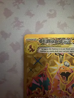 Charizard ex 228/197 SV03: Obsidian Flames Gold Hyper Rare Pokemon Card - Image 2