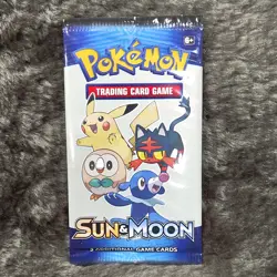 Pokemon Sun & Moon Booster Pack 3 Cards English - Image 1