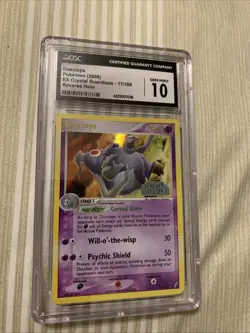 2006 POKEMON EX CRYSTAL GUARDIANS DUSCLOPS REVERSE HOLO 17/100 CGC 10 GEM MINT - Image 1