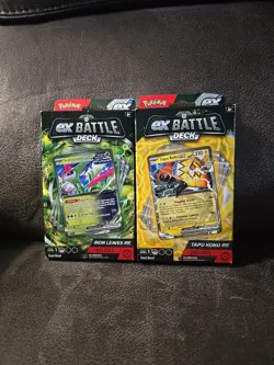 Iron Leaves Ex Battle Deck Tapu KoKo Ex Battle Deck Pokemon TCG Brand New Sealed - Image 1