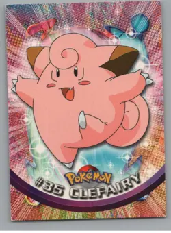 Topps Pokemon Clefairy #35 2000 TV Animation Edition Non Holo - Image 1