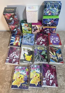 Pokemon Tcg - Mini Binder + Deck Box Lot (19 Pcs) - Celebrations/ 151/ Charizard - Image 1