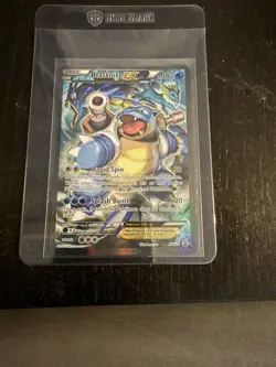 Pokemon TCG Blastoise EX XY122 Black Star Promo Full Art - Image 1