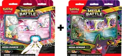 2 Pokemon TCG Mega Battle Deck Bundle Mega Diancie ex & Mega Gengar ex Sealed - Image 1