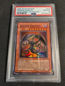 Yugioh Berserk Dragon DCR-019 1st Edition Ultra Rare PSA 10 Gem Mint! - Image 1