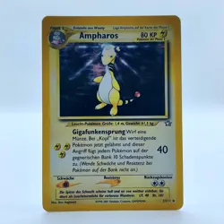 Pokemon TCG Karte - Ampharos 1/111 Neo Genesis Holo Rare Deutsch Near Mint NM - Image 1