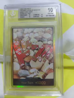 One Piece 2024 PRB01 GOLD Kozuki Oden Don!! Card - English BGS Pristine 10 - Image 1